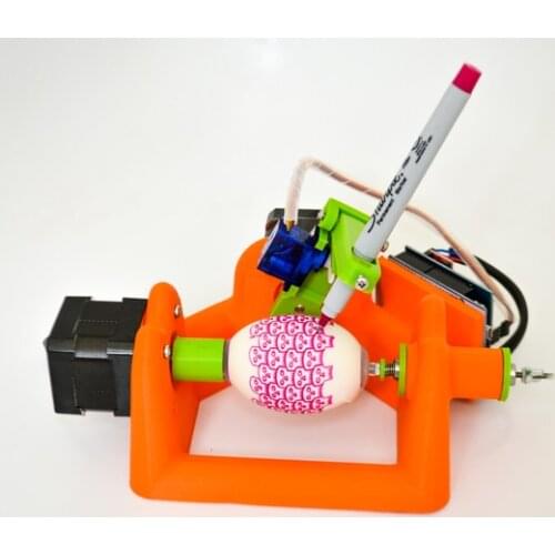 A,Bachin EggBot Egg Painter Mini DIY Egg Drawing Printer TeachingEducation ToolToys Full Assembly Delivery, Interesting Handwork
