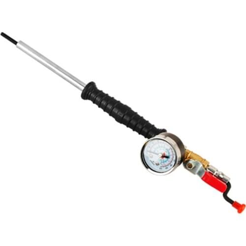 Tire Inflatable Rod Pressure Testing Durable Cranking With Gauge Rapid Safe Switch Car Repair Non-slip Handle Automobiles Truck