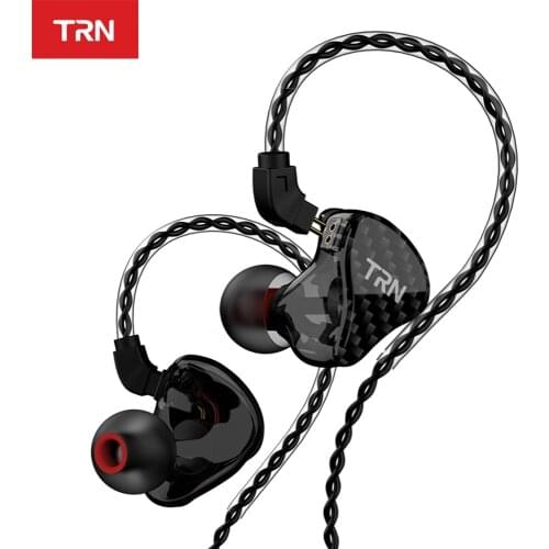 TRN H2 In Ear Earphone Dynamic Drive Earphone Running Sports Headset Bass HIFI Earbud Detachable Detach 2Pin Cable TRN V90\V80