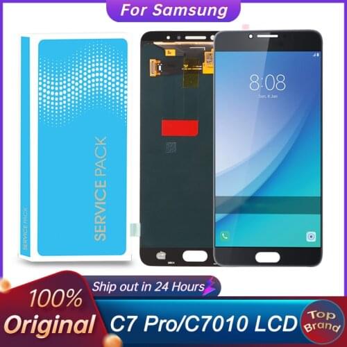 5.7''ORIGINAL LCD Display For Samsung Galaxy C7010 LCD Screen C7 Pro SM-C7010Z C7pro Display Touch Screen Digitizer Assembly