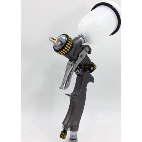 SAT1216M professional high quality mini spray gun for car painting nozzle 1.0mm machine pneumatic tools