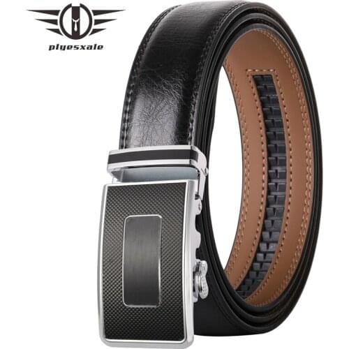 Fashion Designer Belt For Men Genuine Leather Belts With Automatic Buckle Mens Trouser Strap 3.5cm Width Brown White Blue B527