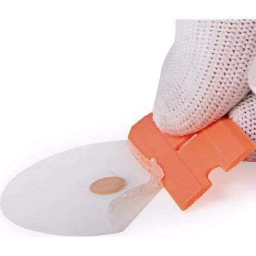 100pcs Plastic Razor Scraper Blades for Glue Remover smartphone lcd tools repair Double Edged Razor Blades for remove phone OCA