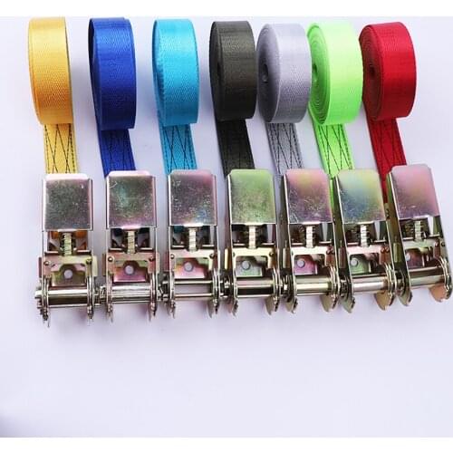 3M Buckle Tie-Down Belt Cargo Straps for Car Motorcycle Bike With Metal Buckle Tow Rope Strong Ratchet Belt for Luggage Bag