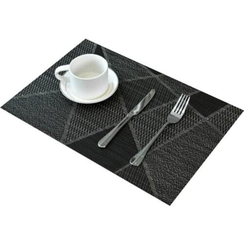 High-grade Creative Masters Table Mat Lin Fashion Geometry Household Contracted Ins Eat Mat Placemats for Table Coaster Set