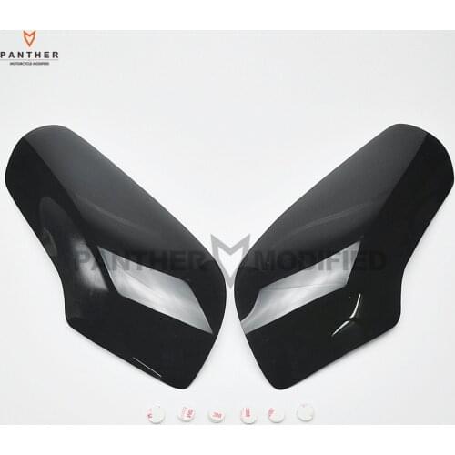 Motorcycle smoke Headlight Lens Cover Shield case for Honda GL 1800 GL1800 Goldwing 2001-2009 black blue clear