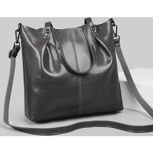 100% Genuine Leather Women Shoulder bags High Quality Pure cowhide Womens Handbag Womens Bag Luxury Large Female Messenger Bag