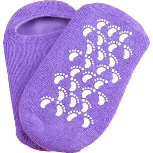 1Pair Spa Gel Gloves+Sock Hand Mask Foot Mask Foot Cracked Skin Care Moisturizing Treatment Exfoliating Remove Dead Hand Care