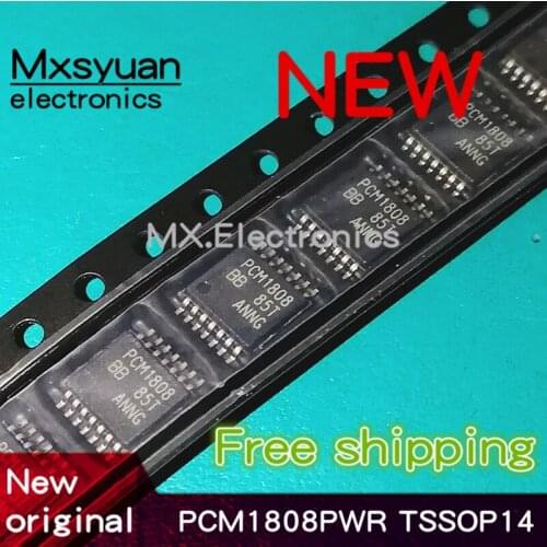 Freeshipping 10pcs/lot PCM1808 PCM1808PWR SMD TSSOP14 / IC new original