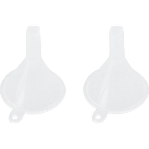 10Pcs New Little Plastic Funnels Liquid Diffuser Bottle Mini Transparent Oil Funnels Kitchen Specialty Tools Kitchen Funnel