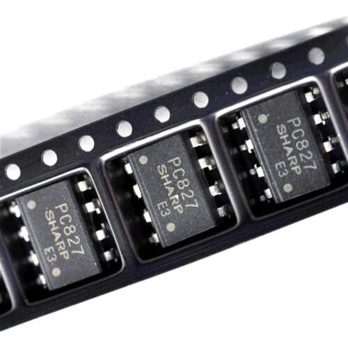 12Pcs/Lot/ PC827 SOP-8 EL827 TLV827 TLV-827 SOP optoisolator photoelectric coupling