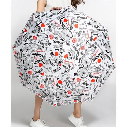 3pcs/lot free fiberglass windproof 5 times black coating anti-UV parasol pocket mini folding compact flying insects umbrella