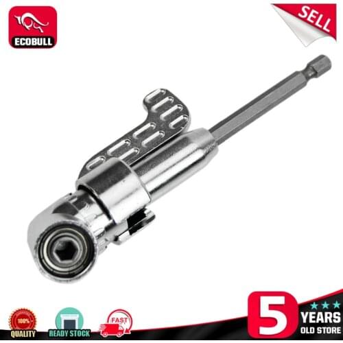 360 Degree Adjustable Screwdriver Angle Bit Drivers Adapter Screwdriver Thumb Flange Off-Set Power Head Power Drill
