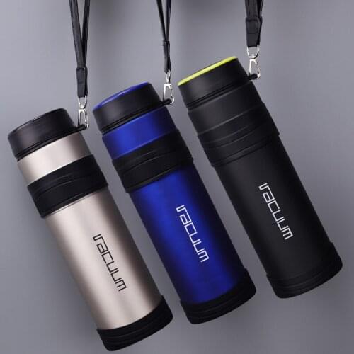 800ML Thermos Large Capacity Stainless Steel Vacuum Flasks Hot Water Cup Straightforward Outdoor Insulation Cup