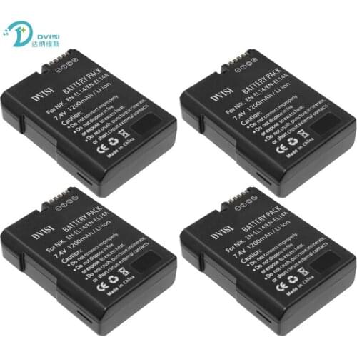 4Pcs/lot EN-EL14 Camera Battery for Nikon DF D90 D300 D5300 D5200 D5100 D3300 D3200 D3100 for COOLPIX P7100 P7200 P7700 P7800