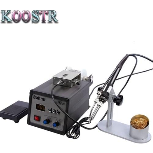 BK3500 high power automatic tin thermostat lead-free anti-static welding table foot pedal automatic feeding tin electric iron