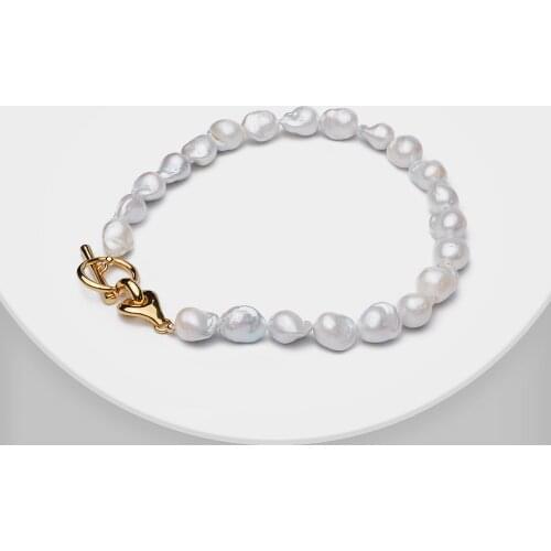 Amorita boutique Exaggerated natural large pearl necklace