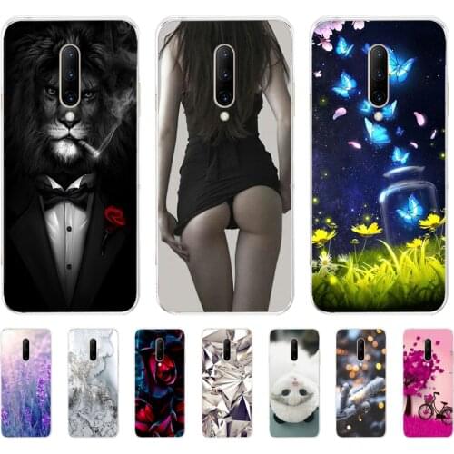 For Oneplus 7T Case Silicone Soft TPU Phone Cover For One plus 7 pro 6T cases oneplus 7 oneplus 6T Clear Coque