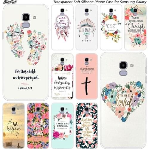 Bible verse Philippians Jesus Christ Christian Case For Samsung Galaxy J8 J6 J4 2018 J2 Core J5 J6 J7 Prime J3 2016 2017 EU Plus