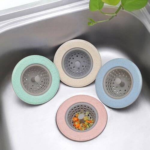 Household Silicone Kitchen Filter Sink Strainer Bathroom Shower Drain Sink Drains Cover Sink Colander Sewer Hair Filter Strainer
