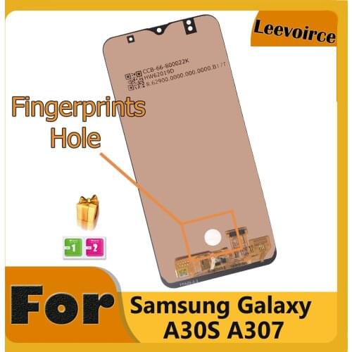 INCELL TFT 6.4" For Samsung Galaxy A30S A307 SM-A307FN/DS A307G/DS LCD Display Touch Screen Digitizer Assembly Replacement Parts