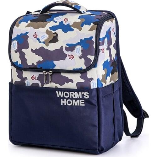 Camouflage Children Backpack With Reflective Strip Orthopedic Kid School Bag Primary Student Backpack For Boy and Girl Grade 1-5