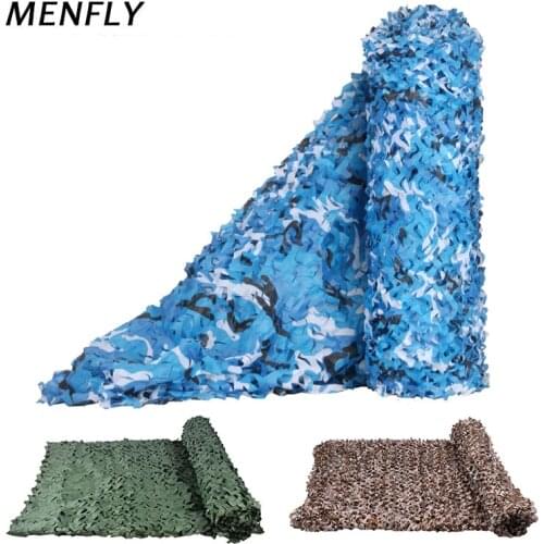 MENFLY 2x4M Single Cut Camouflage Network Curtain Accessories Decoration Window Lighting Shading Net Blocking Light Sun Shelter