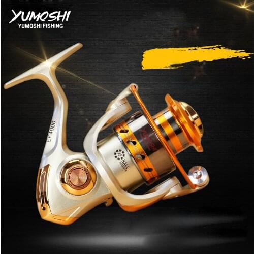 New EF1000 - 9000 Series Aluminum Fishing Reels 12BB Ball Bearings Type Reel Anti seawater corrosion roller fishing