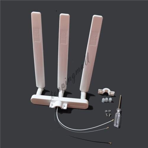 DJI Phantom 3 Standard 8dBi*2 + 10dBi WiFi Signal Range Extender Antenna Kit with Stand