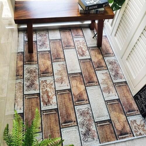 Light Luxury Can Be Cut Door Mat Carpet Living Room Mat Bath Mat Kitchen Mat Anti-slip Mat PVC Entrance Mat Carpet Home Doormat