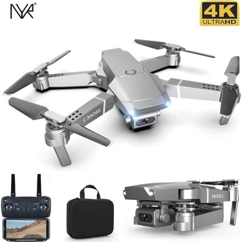 NYR 2021 E68pro Mini Drone HD 4K 1080P WiFi FPV Camera Drones Height Hold Mode RC Foldable Quadcopter Dron Boy Toy Gift E58/E68