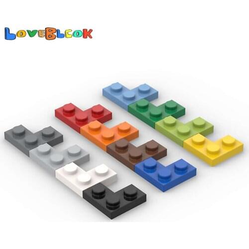 LoveBlock Plate 2x2 Corner Building Blocks Assembles MOC Parts DIY Toys Gift Creative Educational 2420 For Kids 10pcs/Lot