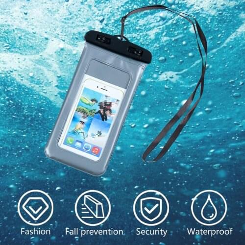 Mobile Phone Waterproof Bag Sponge Floating Airtight Pouch Rowing Swimming Water Sports
