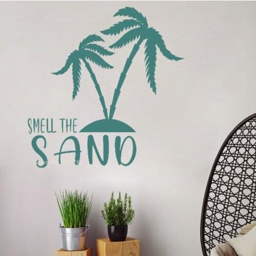 The Palm Tree Wall Stickers for Living Room Decoration Support Color Customization Wallpapers Environmental Protection Z189