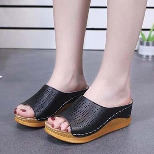 Sandals Women Sewing Lady Open Toe Shoes Women Platform Wedges Shoes Sandals Ladies Beach Shoes Female Gladiator Sandalias Mujer