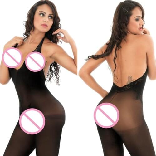 Sexy Woman Erotic Lingerie Bodystocking Sexy Lingerie For Sex Body Bodysuit plus size porn costumes open crotch catsuit nuisette