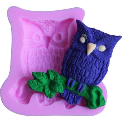Owl Inverting Sugar Silicone Mold Liquid Silicone Mold C131