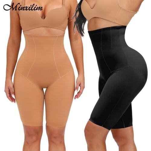 Body Shapers Sexy Cure High Waist Control Panties High Fit Slimming Flat Belly With Waist Cincher Womens Underwear Shorts