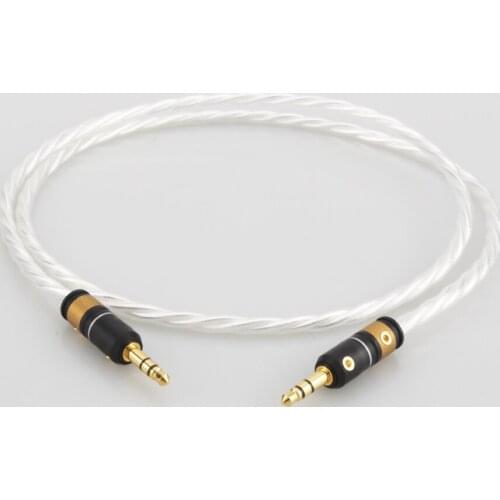 High Quality Audiocrast Aux Cable 3.5 mm to 3.5mm ODIN Audio Cable Stereo Audio interconnect cable