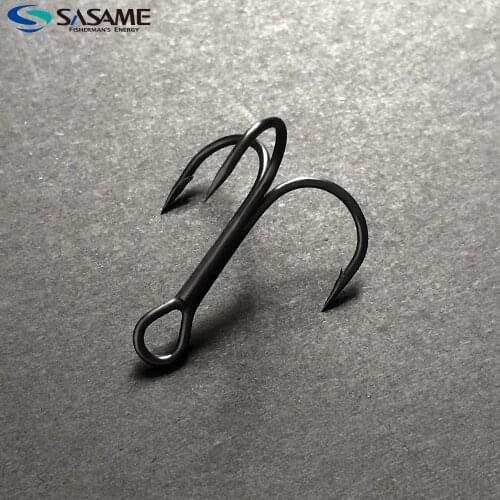 Japan SASAME Treble Hooks Fishing Tackle Lure Hook For Bass Bait Fishhook For Popper VIB Hooks Minnow Hooks High Carbon Steel