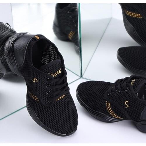 Size 34-42 Jazz Dance Shoes Womens Dance Sneakers Lightweight Breathable Woman Dancing Shoes Ladies Girls Modern Sports Shoes