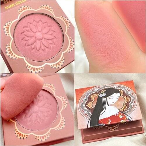 3D Blusher Palette Face Mineral Pigment Blusher Powder Blush Palette Cosmestics Brozer Shadow Contour Professional B1Z5