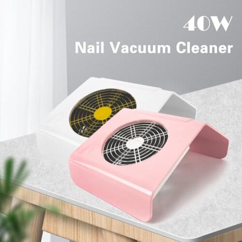 40W Powerful Nail Vacuum Cleaner for Manicure Machine Suction Nail Dust Collector Nail Fan for Dust Collecting Nail Equipment