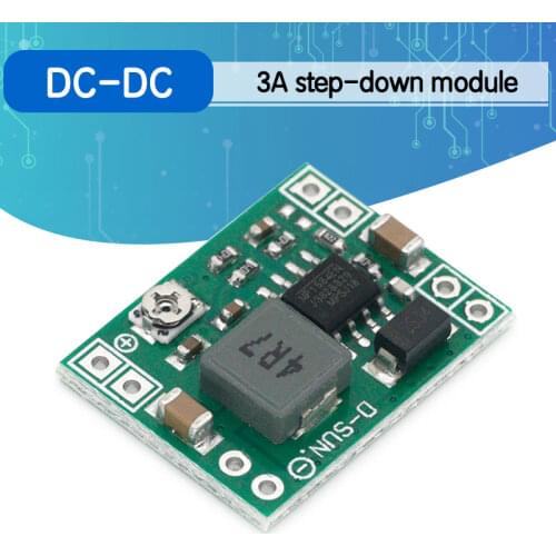 5PCS Ultra-Small Size DC-DC Step Down Power Supply Module 3A Adjustable Buck Converter for Arduino Replace LM2596