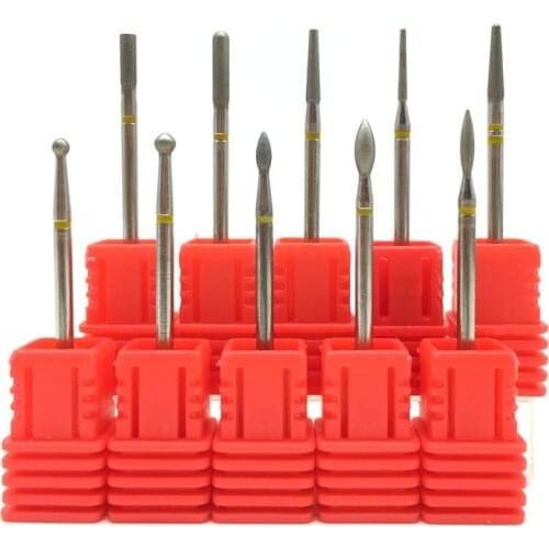 1pcs Diamond Milling Cutters for Manicure Nail Drill Apparatus for Manicure Cuticle Clean Bit Elecric Machine Pedicure Accessory