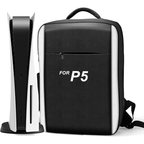 For Sony PS5 Console Backpack Shockproof Storage Bag For PS5 Controller Travel Shoulder Bag