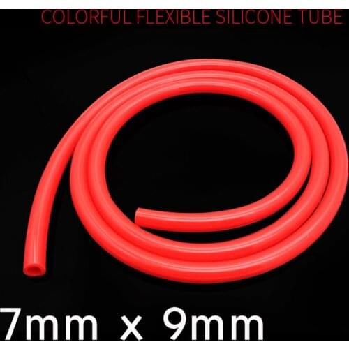 7x9 Silicone Tube Flexible Rubber Hose ID 7mm OD 9mm Thickness 1mm Food Grade Soft Milk Beer Drink Pipe Water Connector