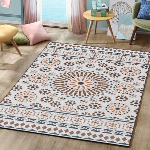 Fashion National style custom rugs/carpet bedroom Bedside Large size Antiskid Carpets for living room super soft Decor tapetes