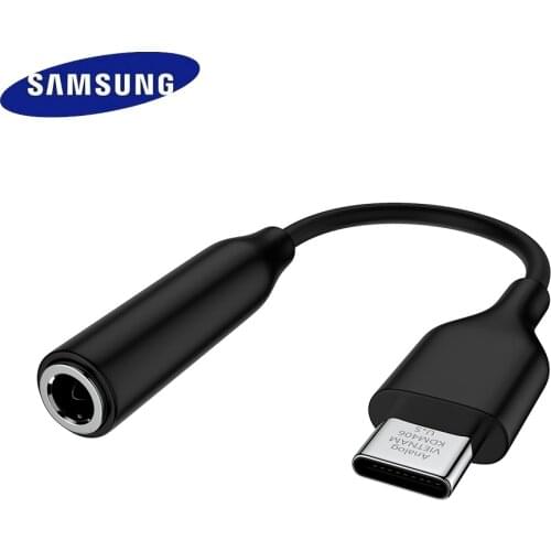 Usb Type C To 3.5mm Aux Adapter Type-c 3 5 Jack Audio Cable Original for Samsung Galaxy S21 Ultra S20 Note 20 10 Plus Tab S7 S7
