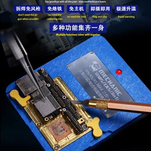 Positioning Glue-Removing Preheating Platform For IPHONE X XS XS-MAX Motherboard Layering Upper And Lower Laminated